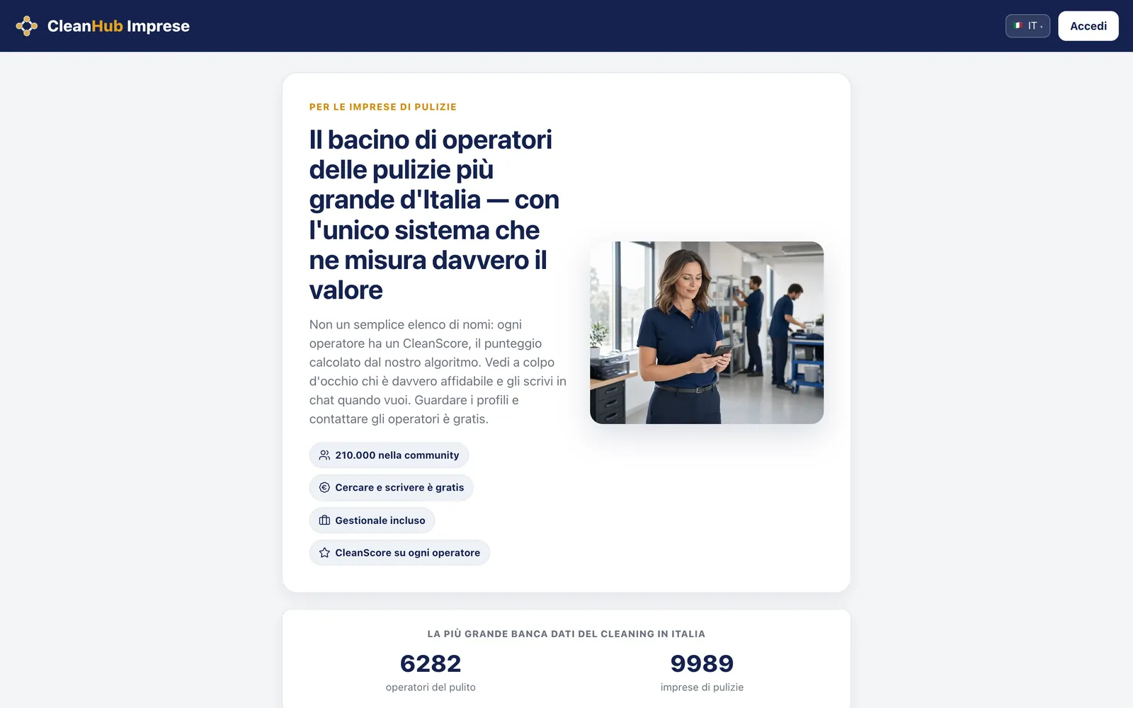 CleanHub companies page